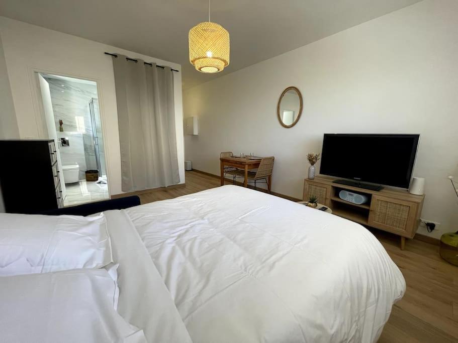 Charmant Studio Climatise Avec Parking, Au Coeur De Pietranera, Plage A 500M, Bastia A 2Km Ville-di-Pietrabugno Dış mekan fotoğraf