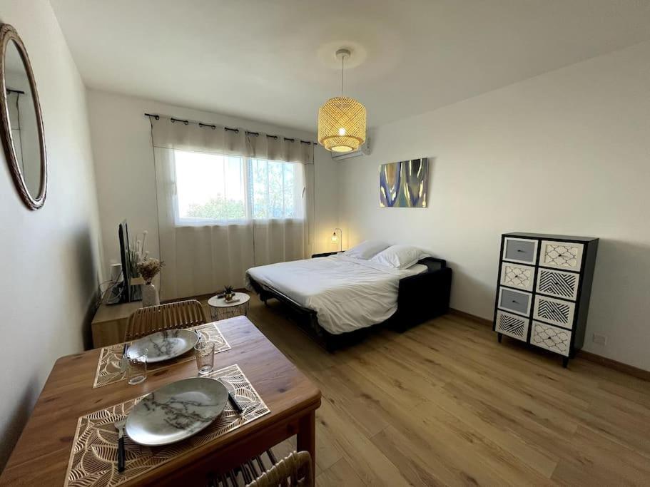 Charmant Studio Climatise Avec Parking, Au Coeur De Pietranera, Plage A 500M, Bastia A 2Km Ville-di-Pietrabugno Dış mekan fotoğraf